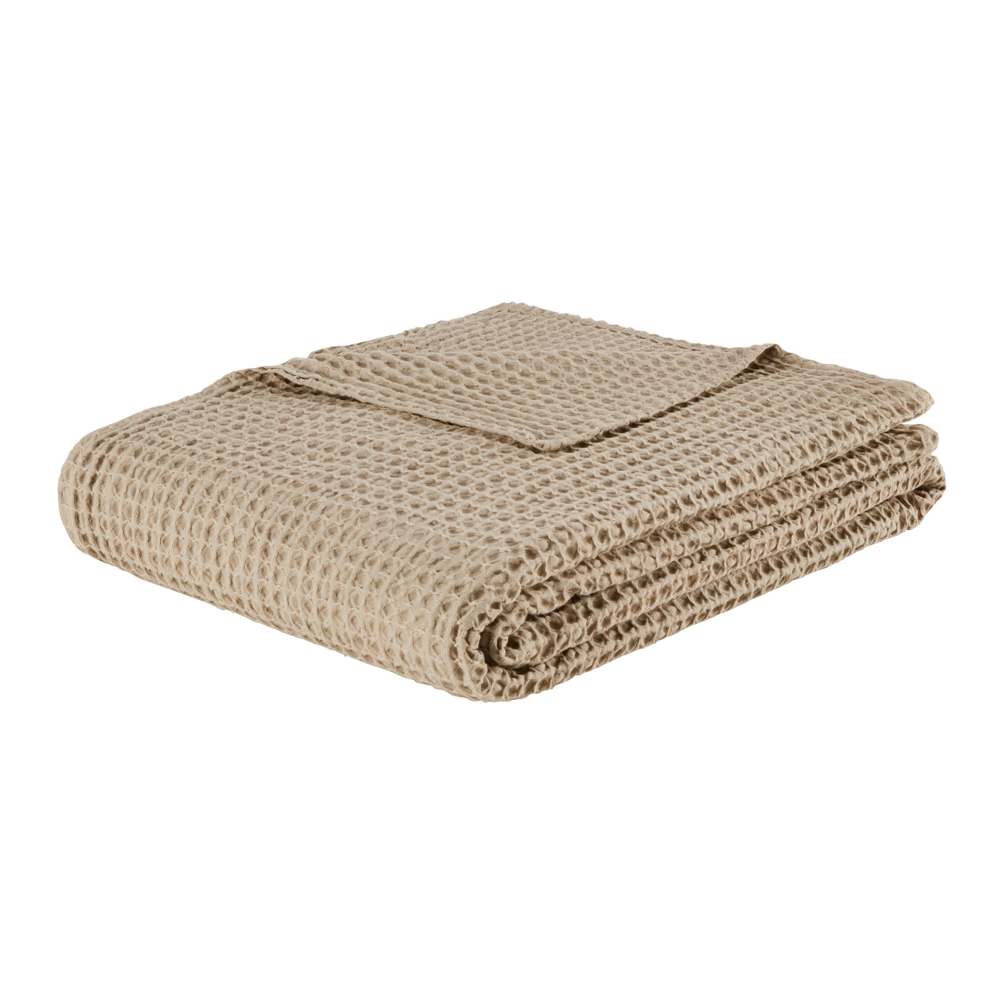 Decke Nora in Taupe ca. 130x170cm - Modern (130/170cm) - Modern Living