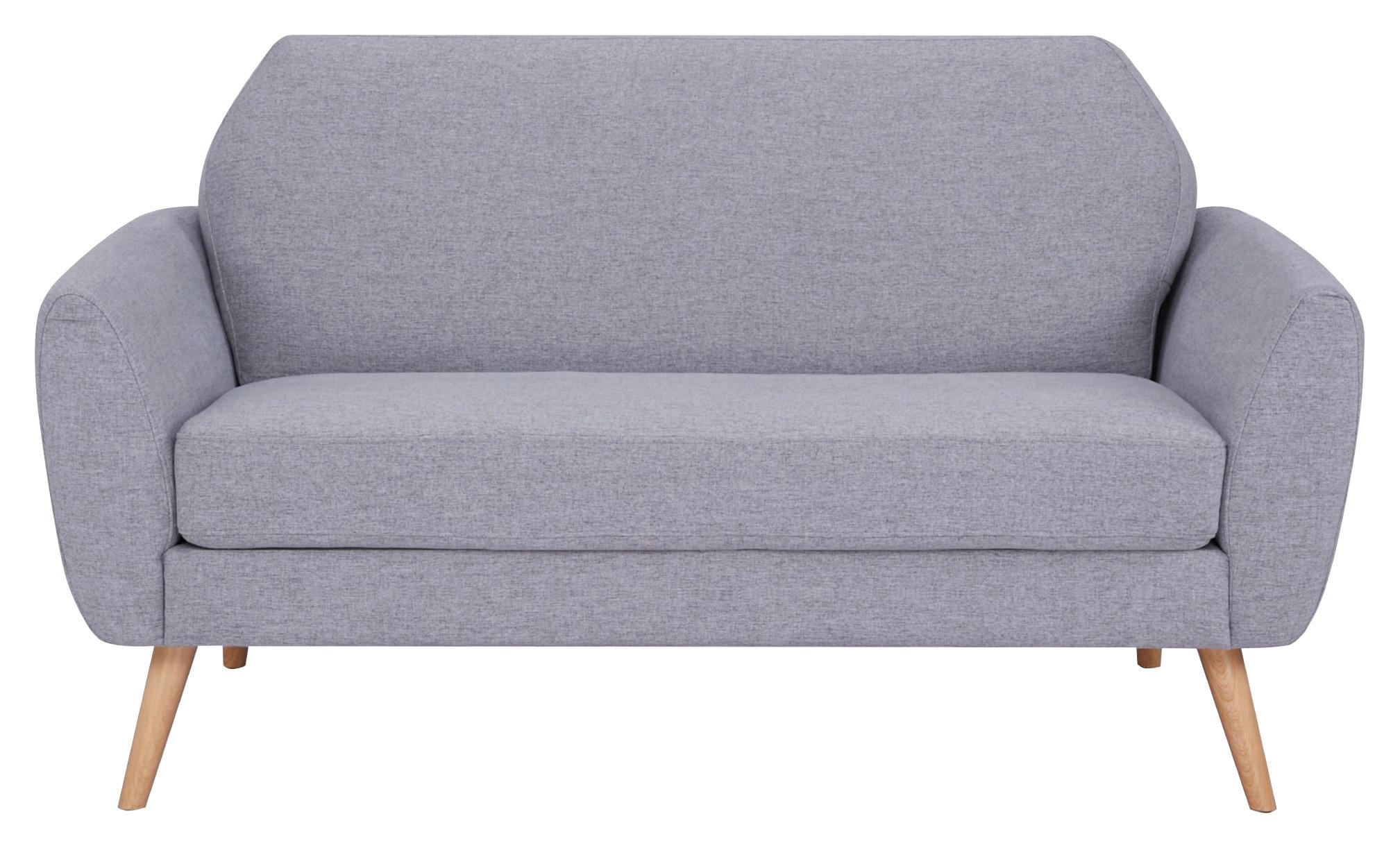 Canapea BROOKE - gri, Modern, lemn/textil (150/80/78cm) - Ondega