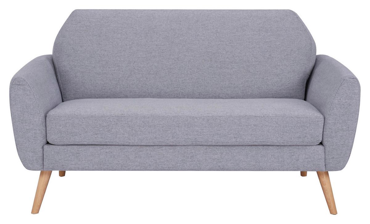 Dvosjed Brooke - siva/prirodne boje, Moderno, drvo/tekstil (150/80/78cm) - Ondega
