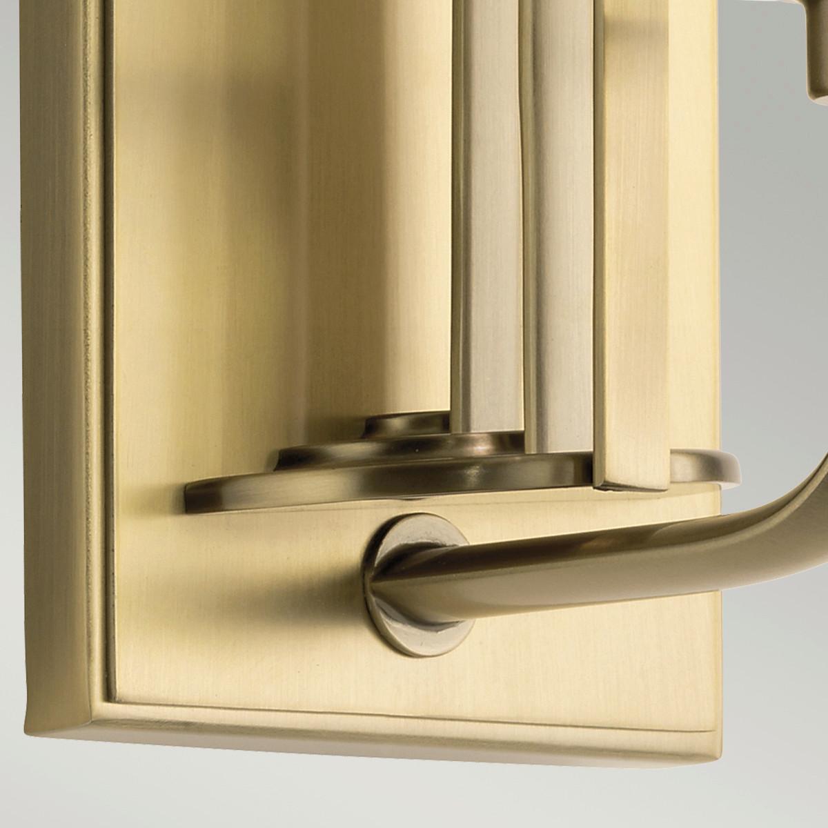 Wandleuchte Kimrose Messingfarben max. 40 Watt - Messingfarben, KONVENTIONELL, Glas/Metall (33,5/11,5/16cm) - Elstead Lighting
