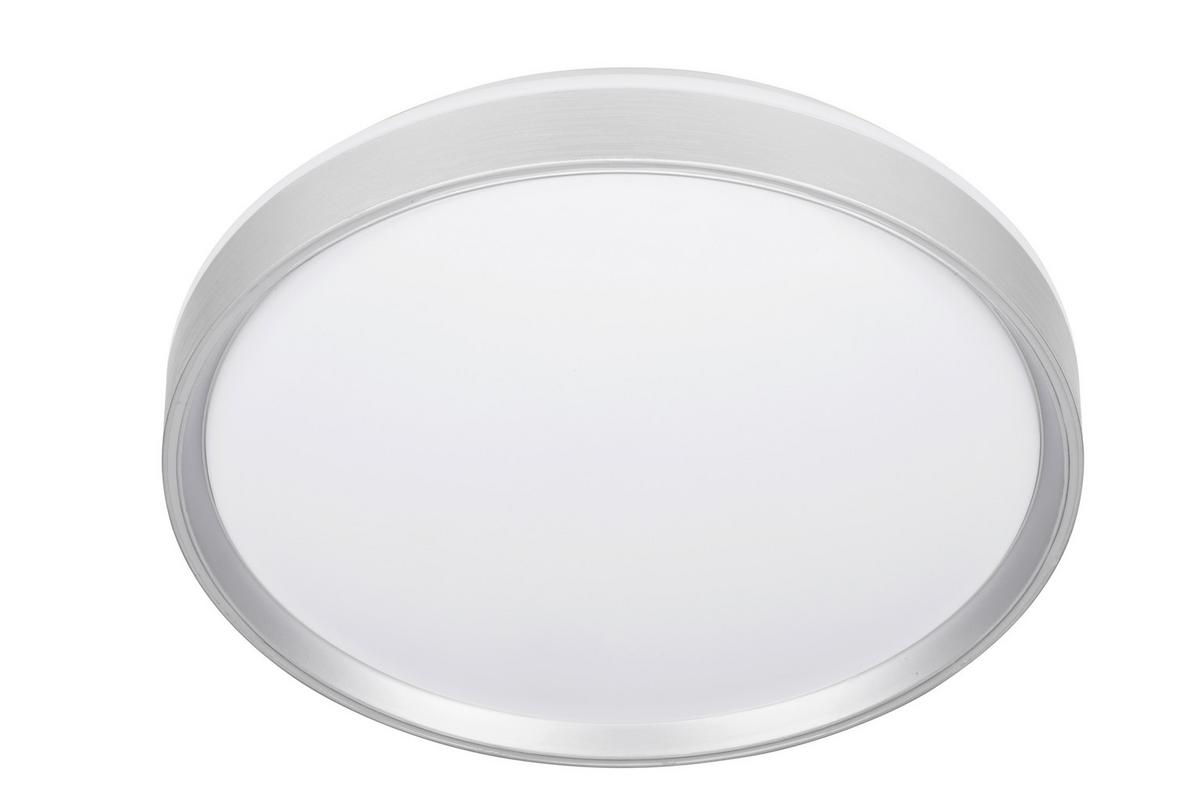 LAMPA SUFITOWA LED MESSINA *SBN* - biały/kolor aluminiowy, Trend, tworzywo sztuczne/metal (38cm) - Novel