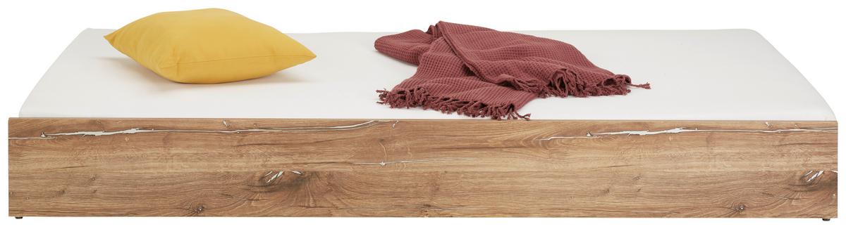 Bettschubkasten In Eichefarben - Eichefarben, Konventionell, Holzwerkstoff/Kunststoff (94/27/199cm) - Mömax