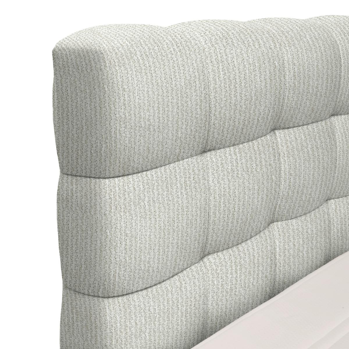 Boxspringbett London Grau ca. 160x200cm - Chromfarben/Grau, MODERN, Holz/Holzwerkstoff (160/200cm) - Premium Living