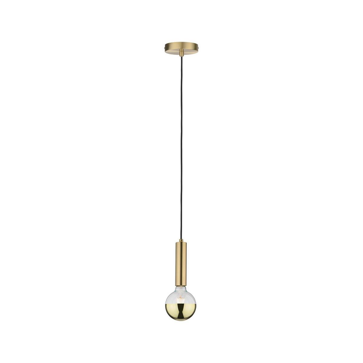 Hängeleuchte Kine in Messingfarben max. 60 Watt - Basics (10/150cm) - Paulmann