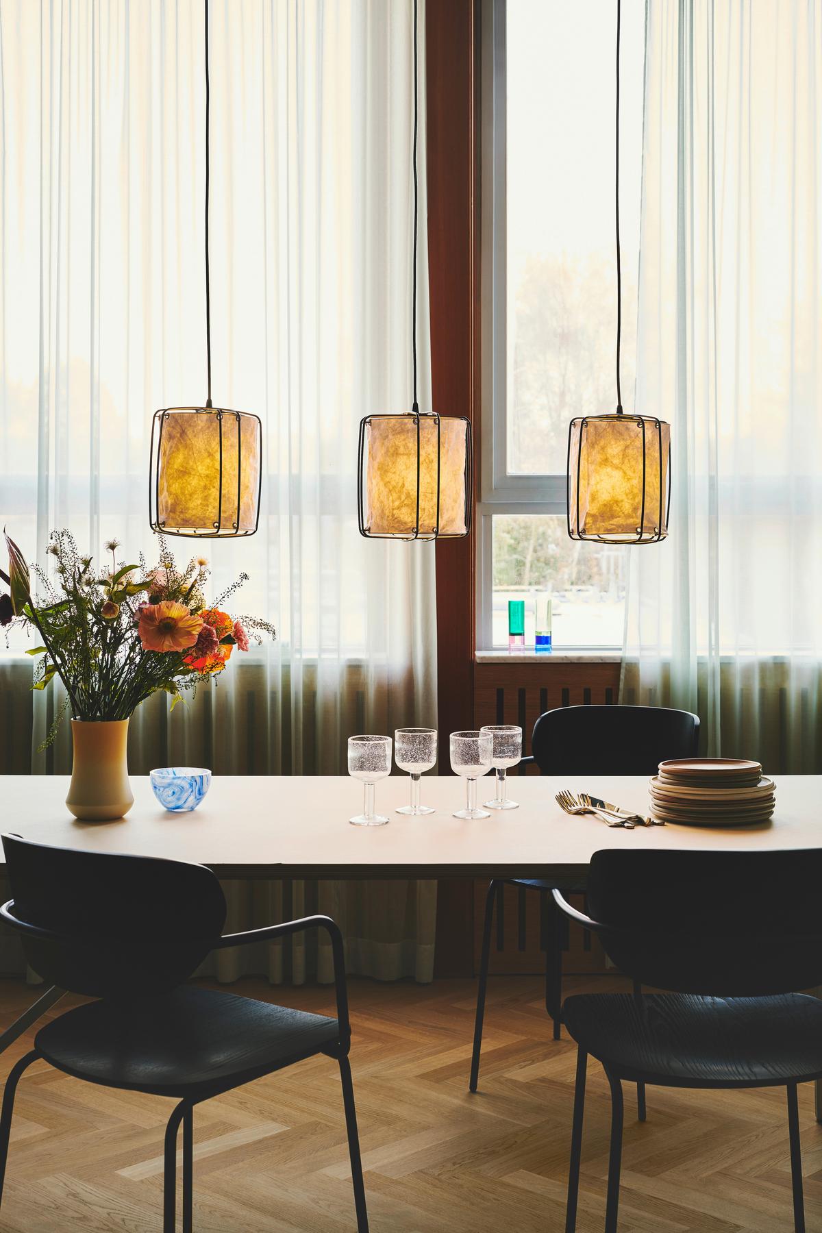 LAMPA WISZĄCA 2312443001 CARDINE 3 - czarny/biały, Design, tworzywo sztuczne/metal (112/27/22cm) - Nordlux