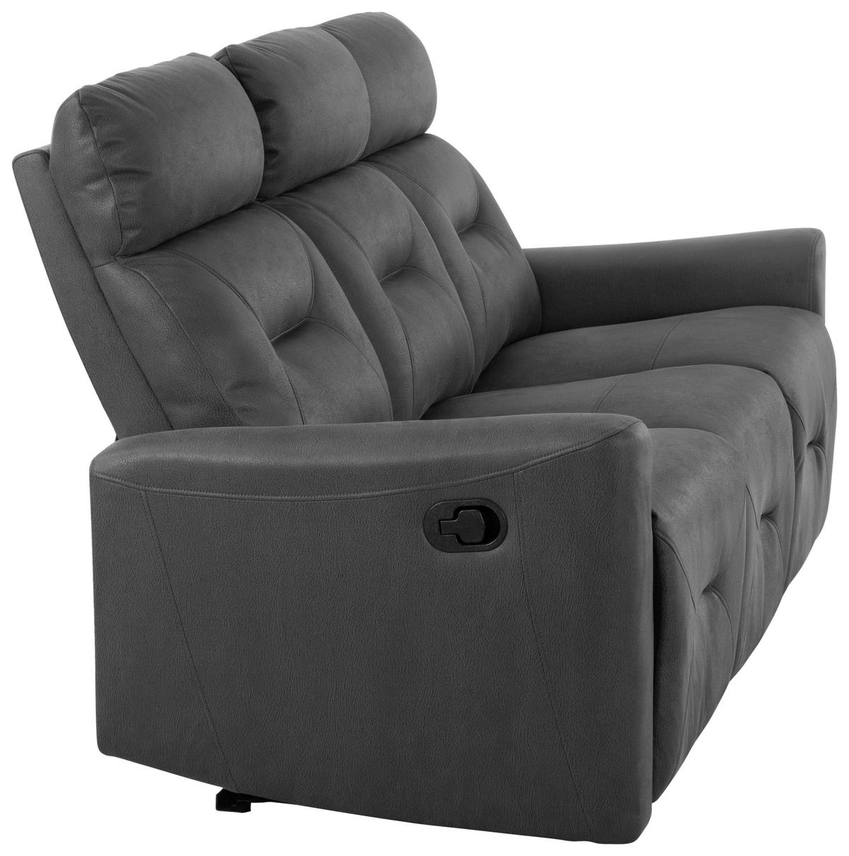 Zofa Aureli, Črna - črna, Basics, kovina/tekstil (186,5/102,5/92,5cm) - Livetastic