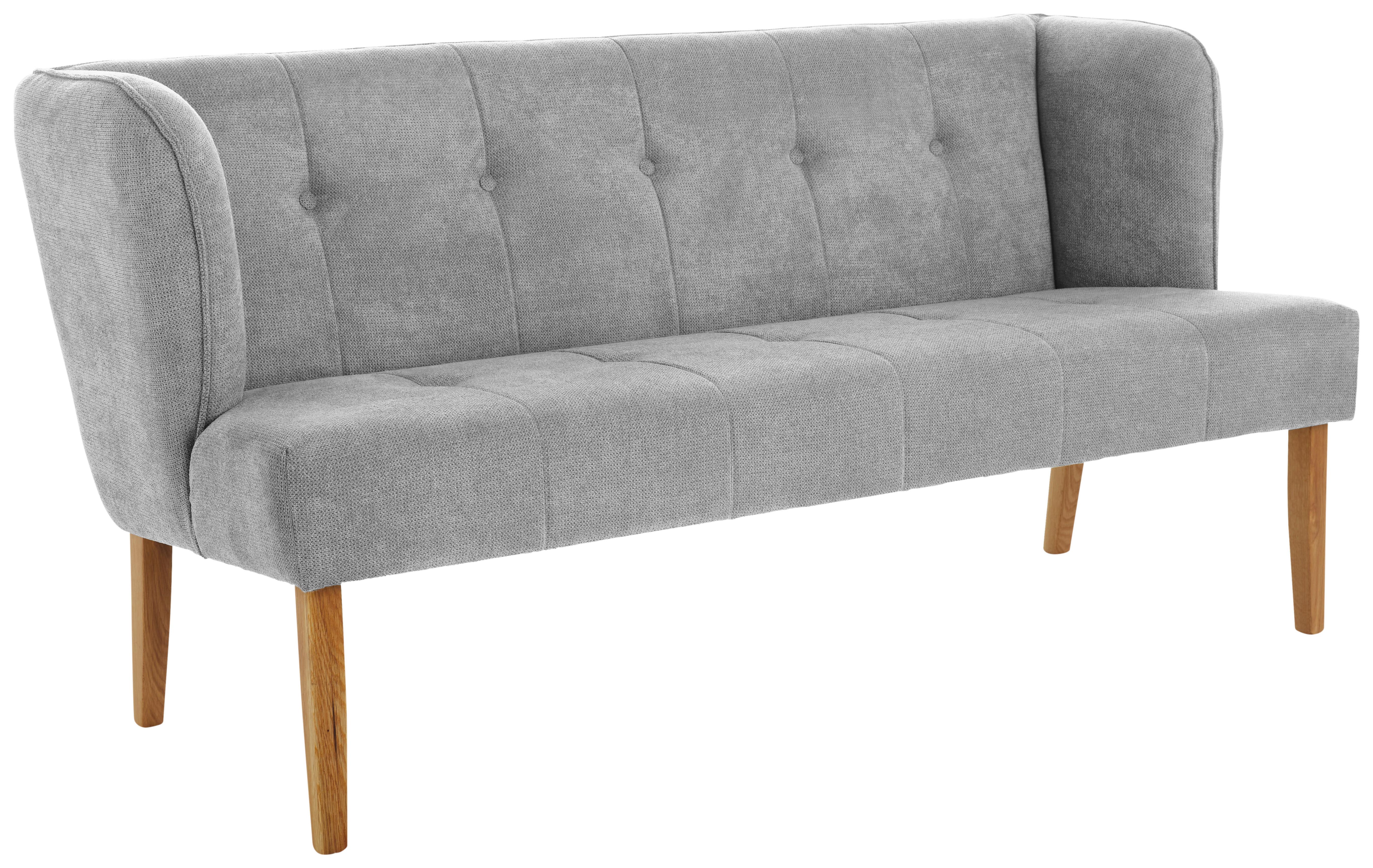 Ülőpad Astonia - világosszürke, Konventionell, textil/fa (179/88/76cm) - Cantus