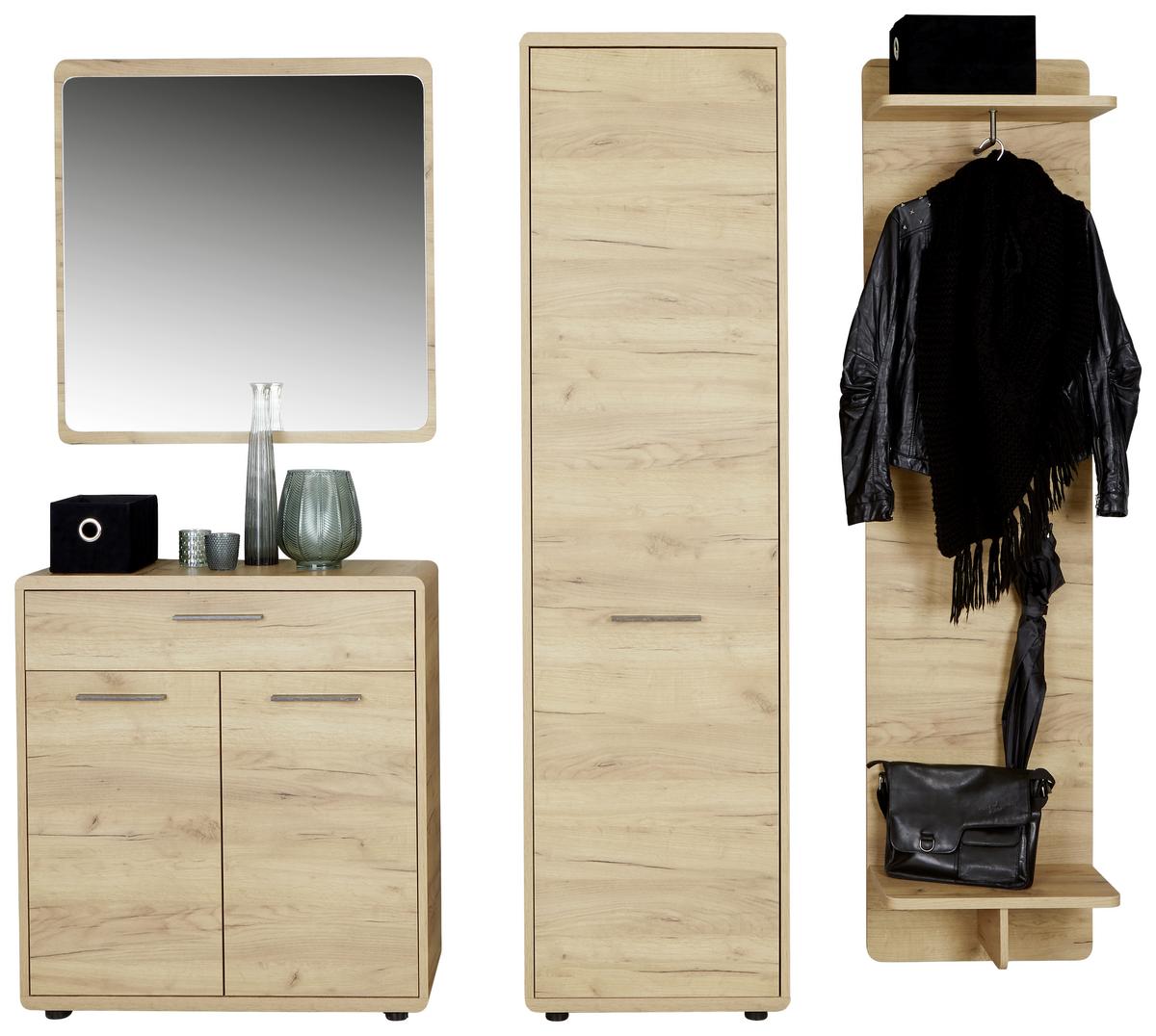 Comodă FONTANA - culoare lemn stejar, Modern, material pe bază de lemn (84/90/32cm) - Modern Living
