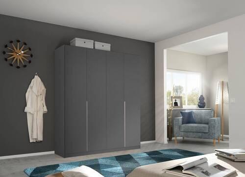 DULAP USI ROTATIVE ALABAMA - gri, Modern, material pe bază de lemn (181/229/54cm) - Modern Living