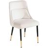 Stol Wl6.998 - zlate barve/črna, Design, kovina/tekstil (49/85/56cm) - Livetastic