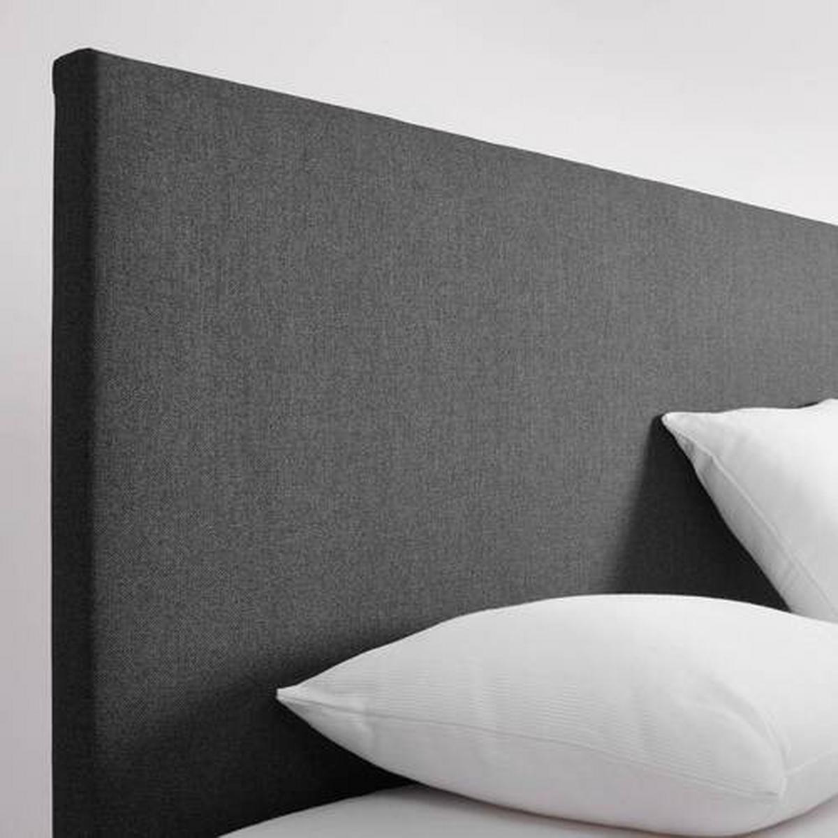 Boxspring Ágy Florin - szürke, Modern, faalapú anyag/textil (140/200cm) - Bessagi Home