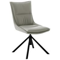 KRZESŁO HOUSTON - jasnoszary/czarny, Design, metal/tkanina (49/90/65cm) - Novel