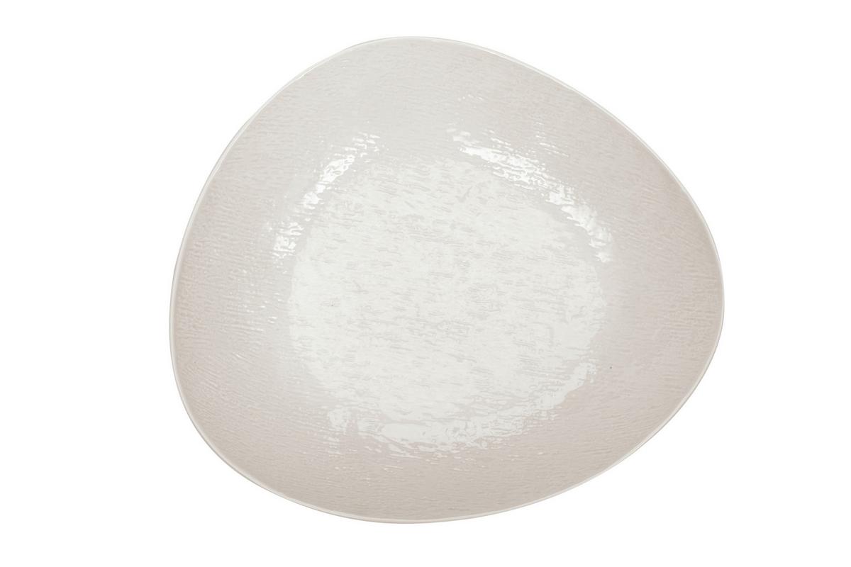 Mélytányér Haruki - fehér, Modern, kerámia (25,3/22,3/5,1cm) - Mömax