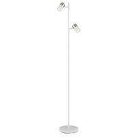 Állólámpa 57851s - áttetsző/nikkelszínű, Basics, műanyag/fém (21,5/23/154cm) - Globo