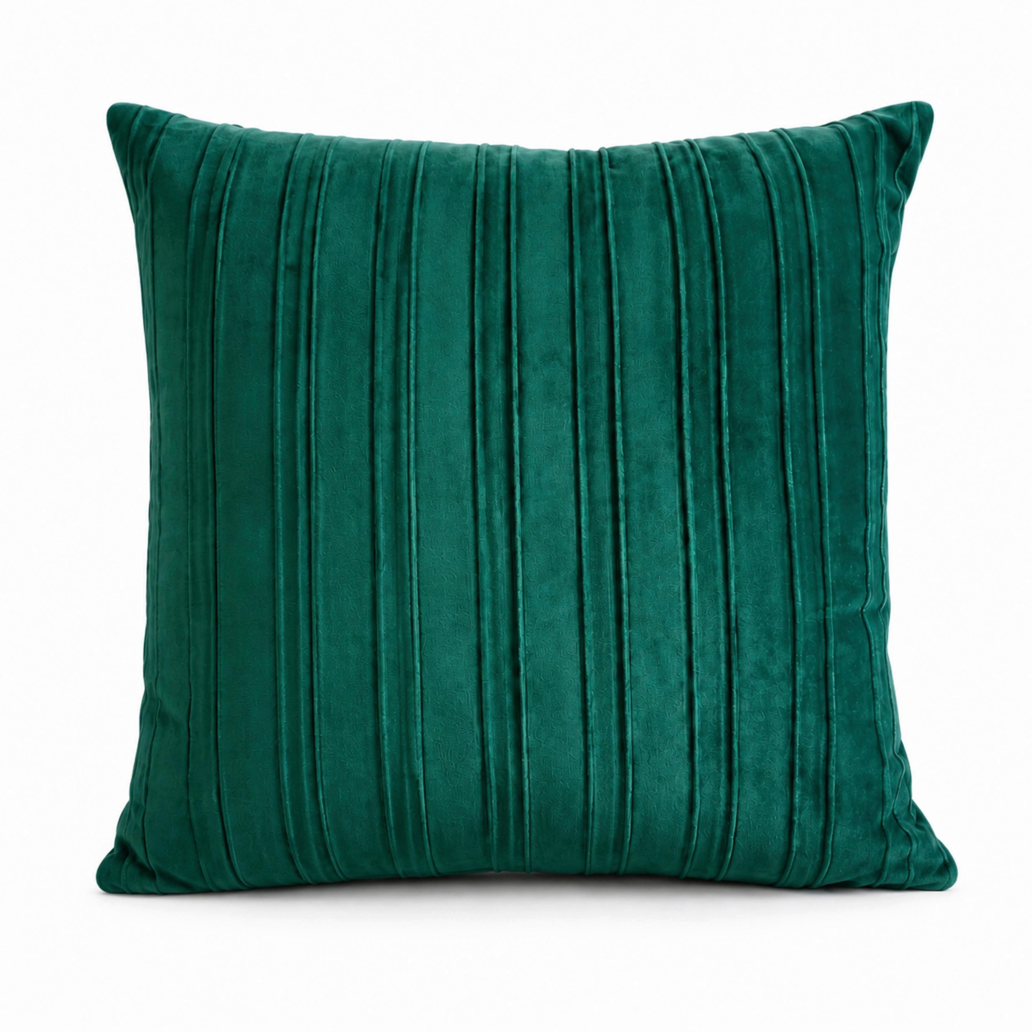 Díszpárna Velvet Green 45/45 - smaragdzöld, Modern, textil (45/45cm)