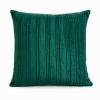 Díszpárna Velvet Green 45/45 - smaragdzöld, Modern, textil (45/45cm)
