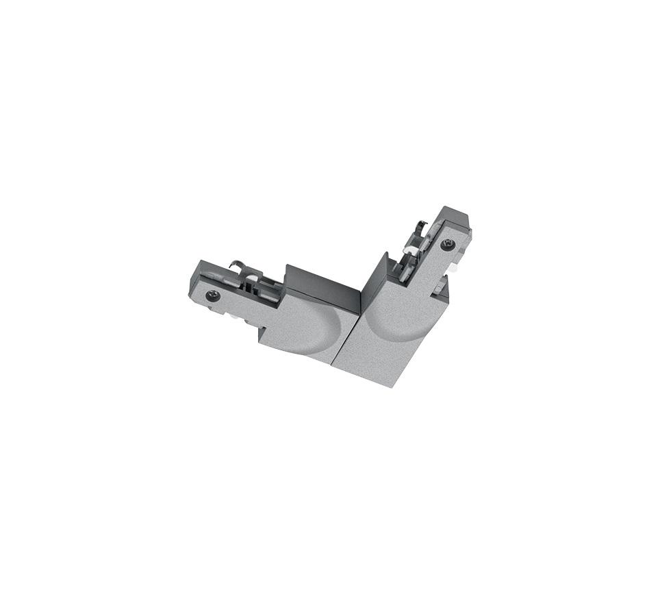 Schienensystem-Verbinder Duoline Titanfarben - Titanfarben, Design (9/2/10cm) - Trio Leuchten