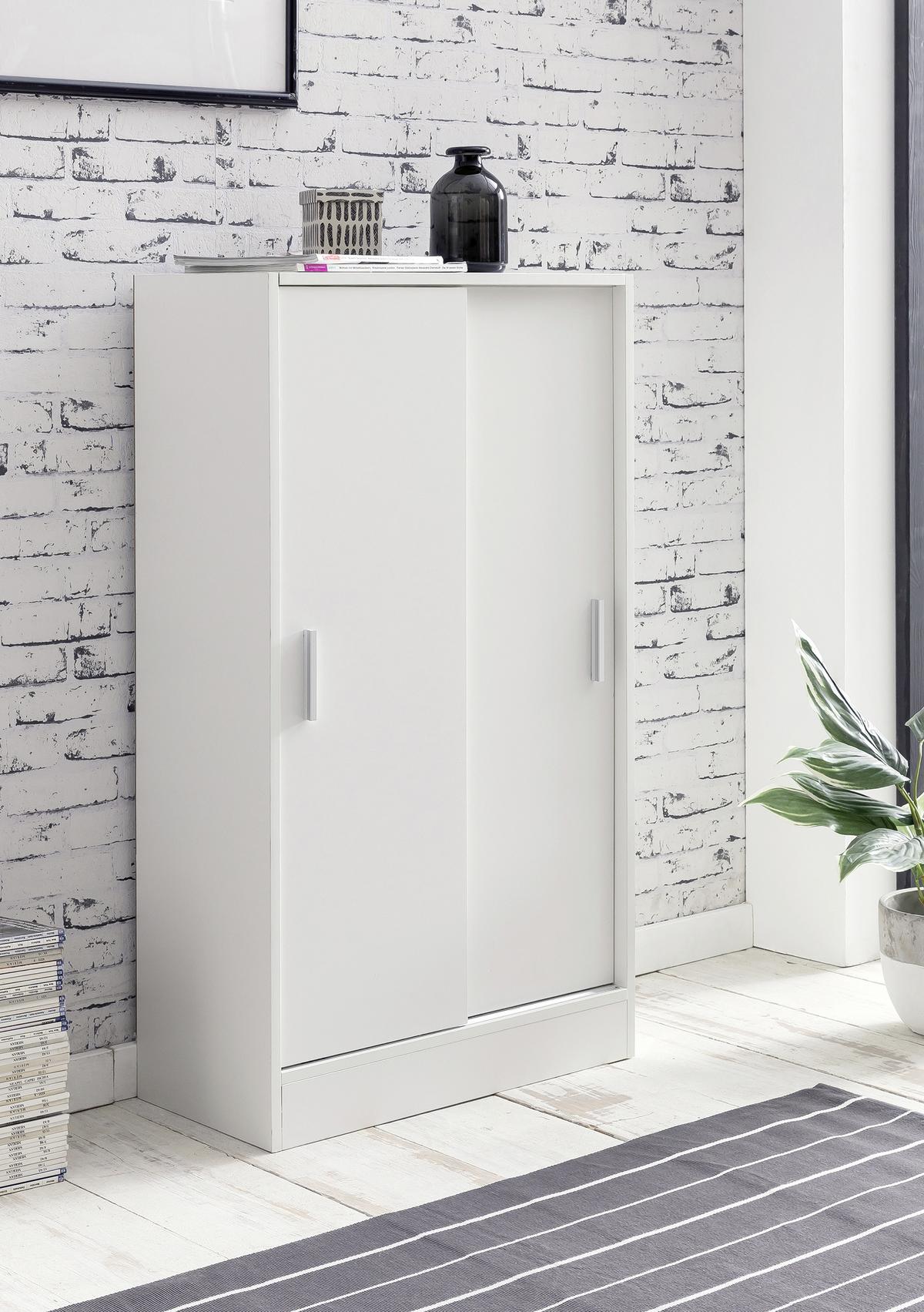 Aktenschrank ca. 60x107,5x28,5 cm Weiß - KONVENTIONELL, Holzwerkstoff (60/107,5/28,5cm) - MID.YOU