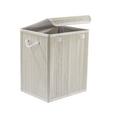 Wäschetonne Bamboo White Weiß - Weiß, Holz (33/23/38cm) - Mömax modern living Wäschetonne Bamboo White Weiß - Weiß, Holz (33/23/38cm) - Mömax modern living