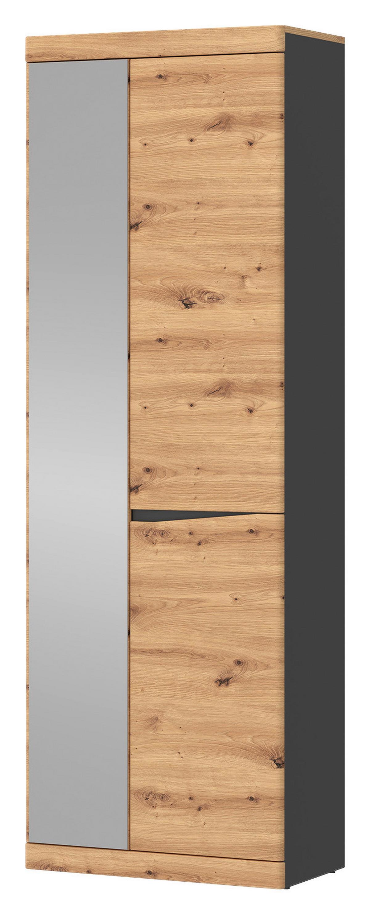 Garderobni Ormar Turino - boje hrasta/hrast Artisan, Moderno, drvni materijal/plastika (65/196,5/40cm) - Modern Living