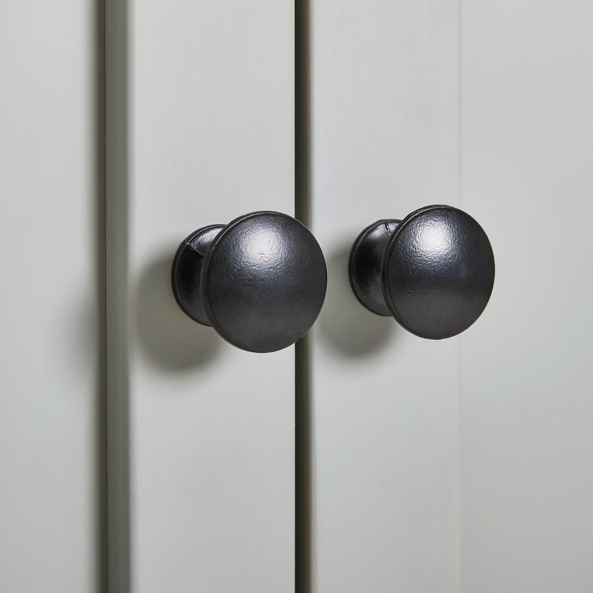 SZAFA DO PRZEDPOKOJU BETTI - kolor srebrny/kolor naturalny, Lifestyle, materiał drewnopochodny/metal (120/180/45cm) - MID.YOU