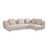 SOFFA CELINA - ljusgrå/svart, Modern, metall/trä (278/175cm) - Bessagi Home