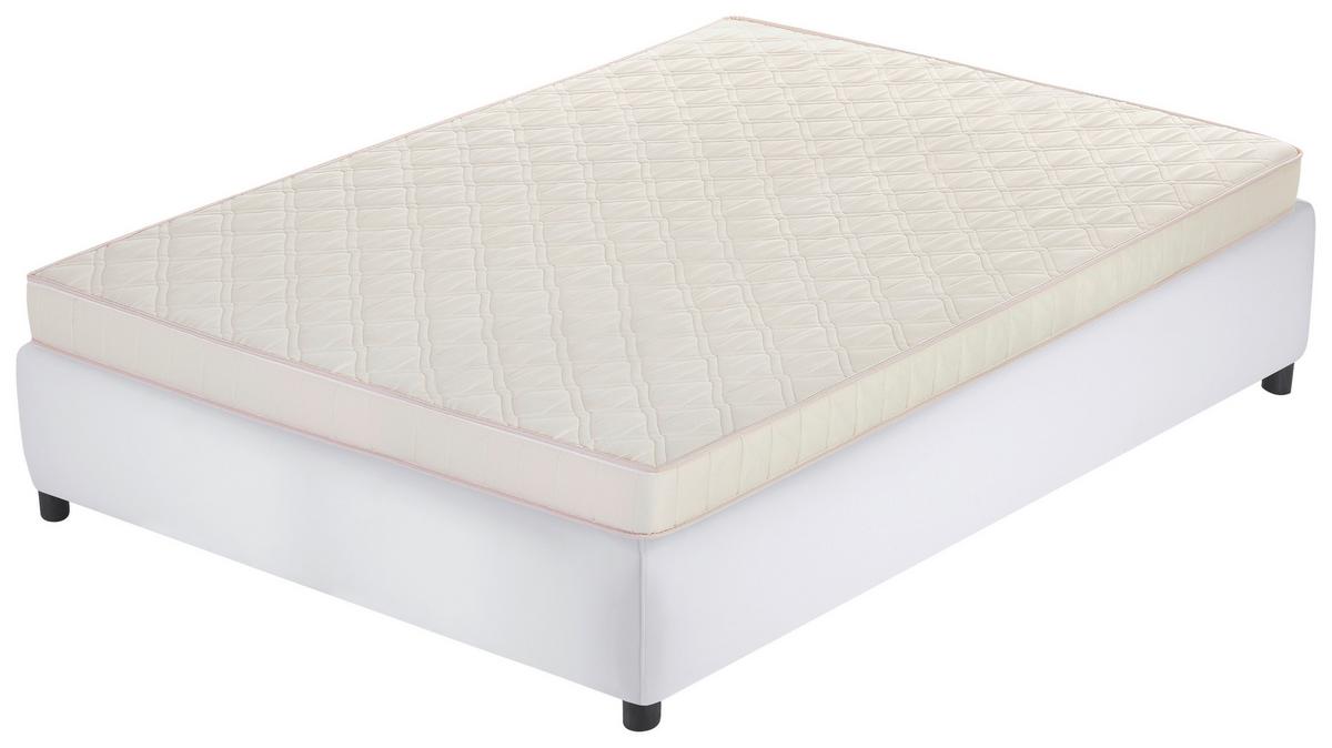 Kaltschaummatratze Basci Plus H2/3 ca. 140x200cm - Weiß, Basics, Textil (140/200cm) - P & B