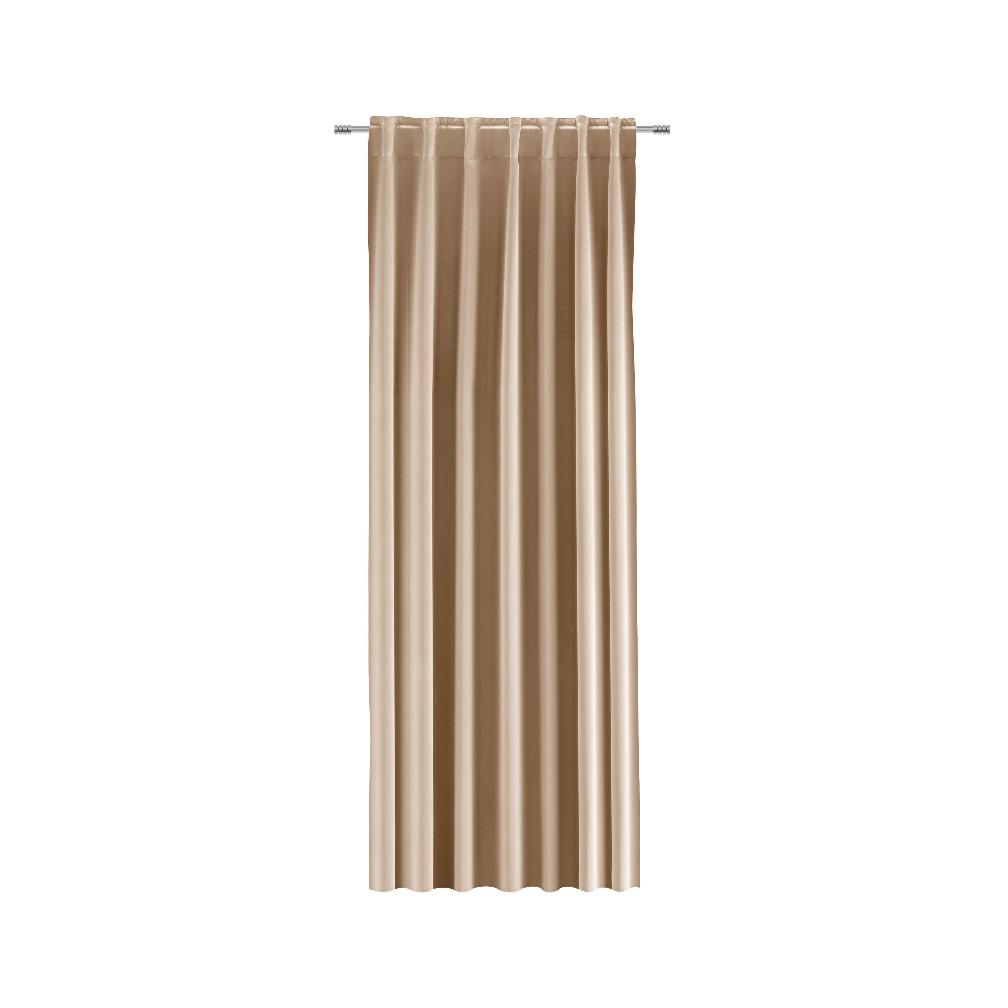Sötétítőfüggöny Riccardo - bézs, Modern, textil (140/245cm) - Premium Living