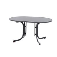 Siena Garden Gartenklapptisch ca.140x90x71cm Anthrazit - Anthrazit, KONVENTIONELL, Holzwerkstoff/Metall (140/90/71cm) - Siena Garden