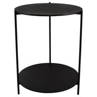 Beistelltisch Paulina in Schwarz - Schwarz, MODERN, Holzwerkstoff/Metall (48/60cm) - Mömax