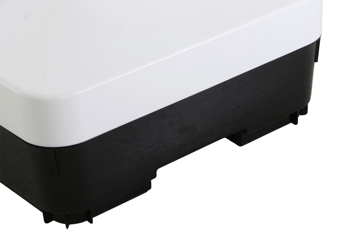 Schirmständer Kunststoff für BHT: 49x16x41 cm - Anthrazit/Weiß, KONVENTIONELL, Kunststoff (49/16/41cm) - Siena Garden