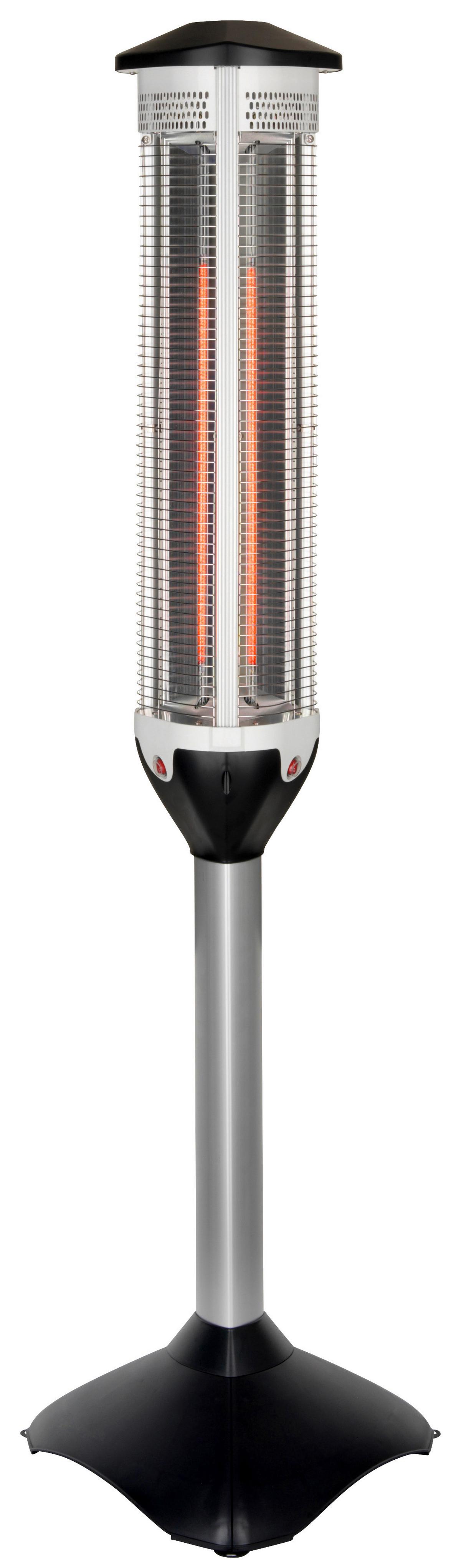 PROMIENNIK TARASOWY 8025001 - kolor srebrny/czarny, Basics, metal (42/148cm)