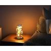 LED-DEKORATIONSLAMPA FLOWI - svart/transparent, Modern, plast (11/21cm) - Mömax