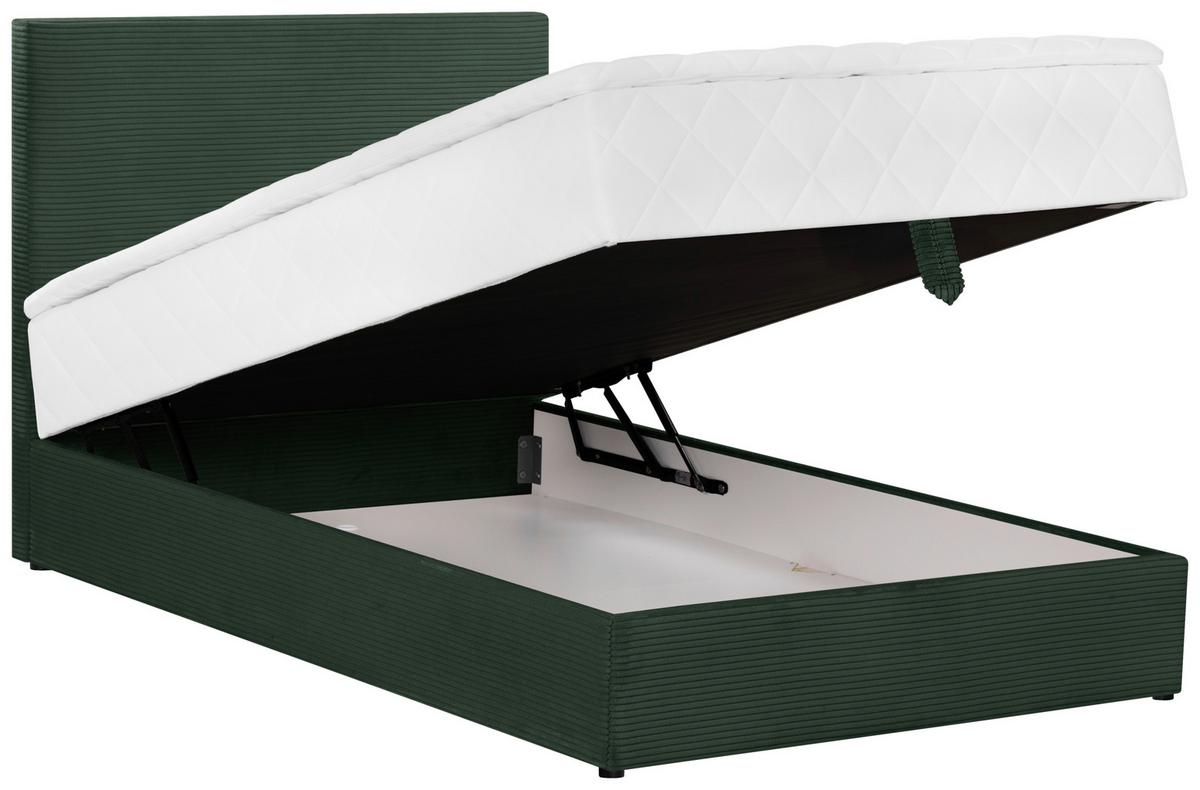 Boxbett Boxy Grün ca. 100x200cm - Grün, KONVENTIONELL, Textil (100/200cm) - Based