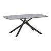 SOFFBORD BLACKY - svart, Modern, metall/glas (110/60/45cm) - Mömax