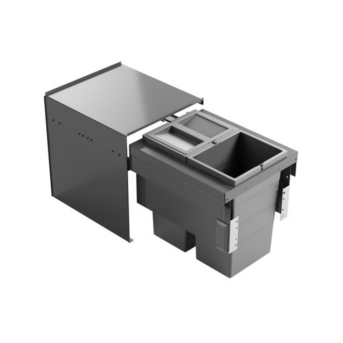 Abfallsammler CARGO AQUA 60 Anthrazit - Anthrazit, MODERN, Kunststoff (35,2/41,1/40cm) - HKT