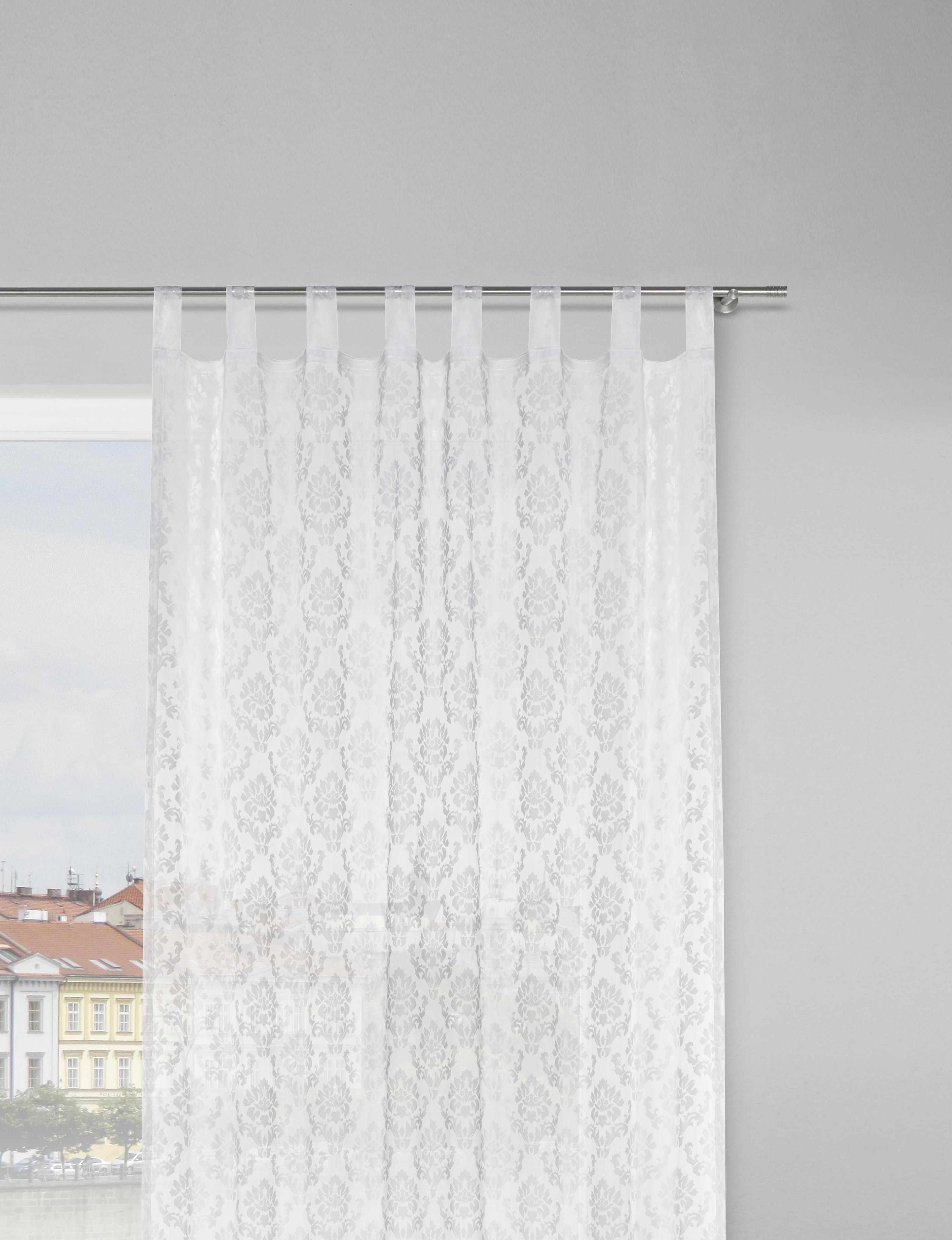 Készfüggöny Harry 140/245 - Szürke/Fehér, konvencionális, Textil (140/245cm) - Modern Living