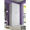 Drehtürenschrank in Weiß - Weiß, KONVENTIONELL, Holzwerkstoff/Kunststoff (80/177/52cm) - MODERN LIVING