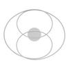LED-TAKLAMPA WILMA - vit, Modern, metall/plast (65/80/15,5cm) - Mömax