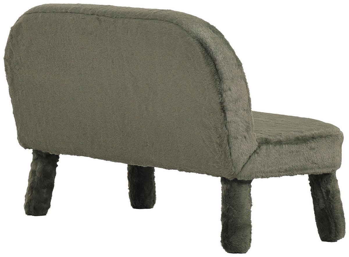 Kindersitzbank Corto Grün - Grün, MODERN, Holz/Textil (80/48/45cm) - Mömax