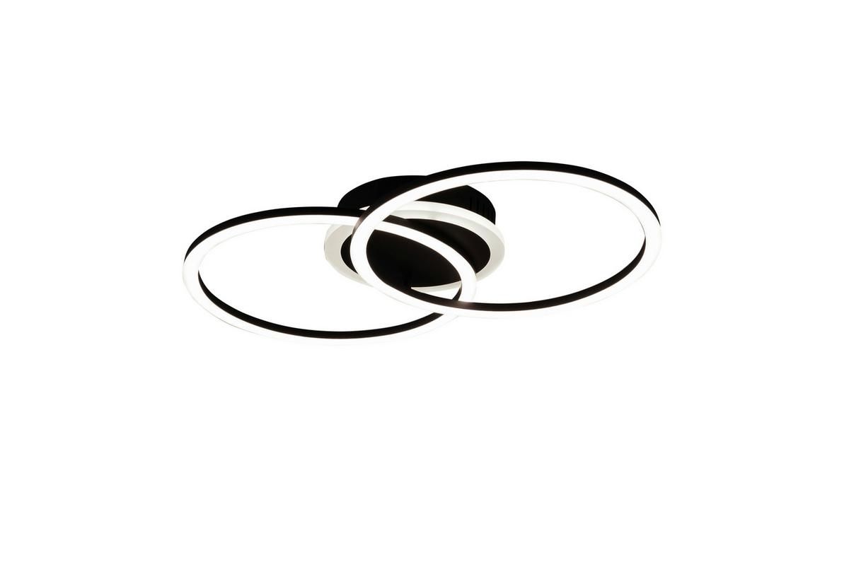 LAMPA SUFITOWA LED R62783132 VENIDA - czarny/biały, Design, tworzywo sztuczne/metal (50/30/7,5cm)