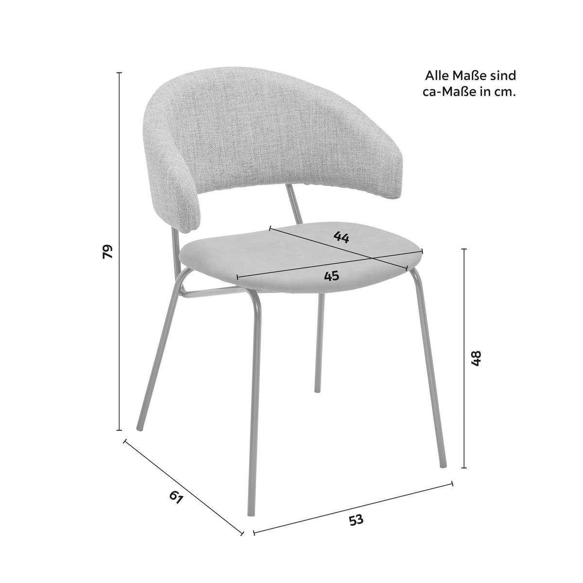 KRZESŁO ELLA - zielony/czarny, Modern, metal/drewno (53/79/61cm) - Bessagi Home