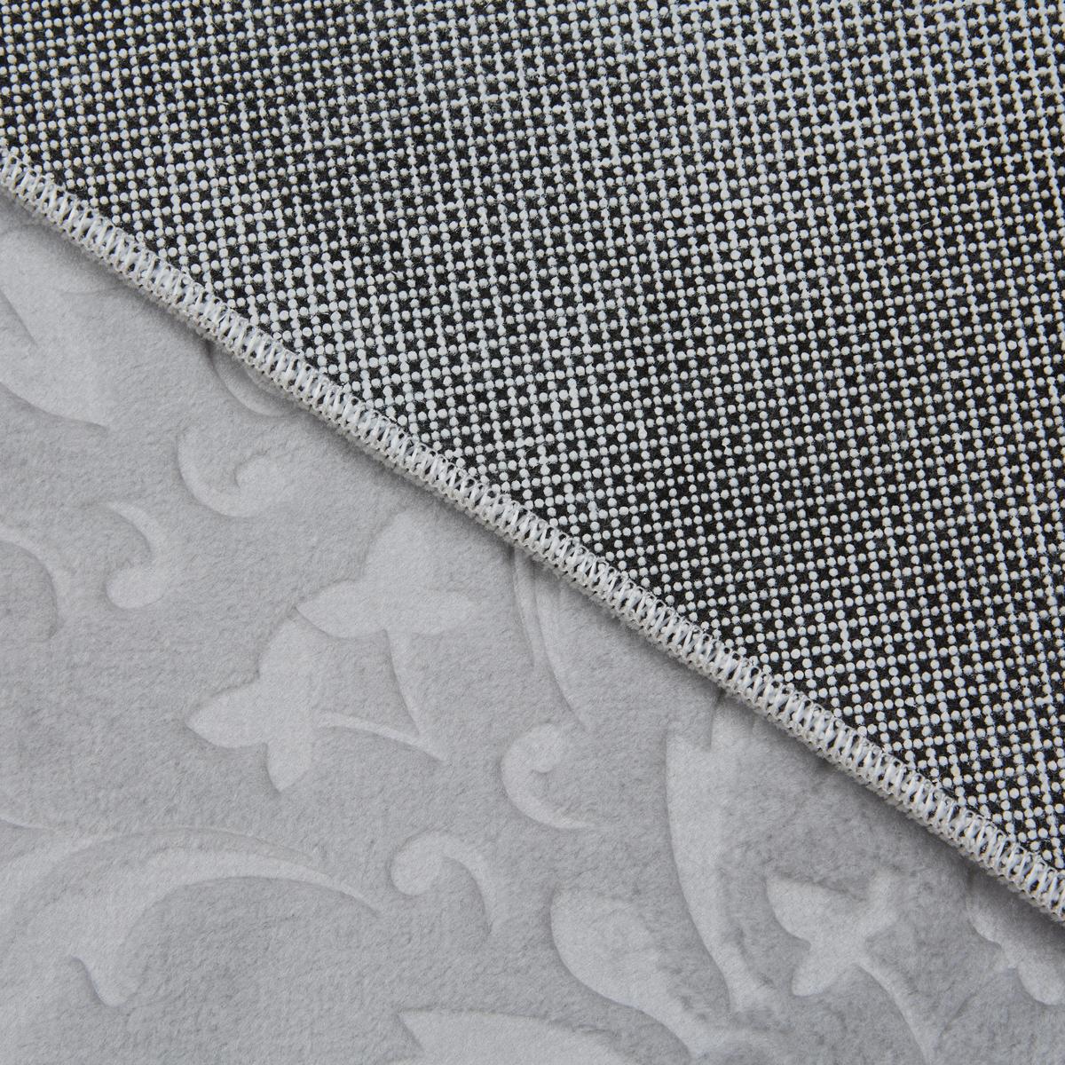 Webteppich Daphne 1 in Grau ca. 80x140cm - Grau, MODERN, Textil (80/140cm) - Modern Living