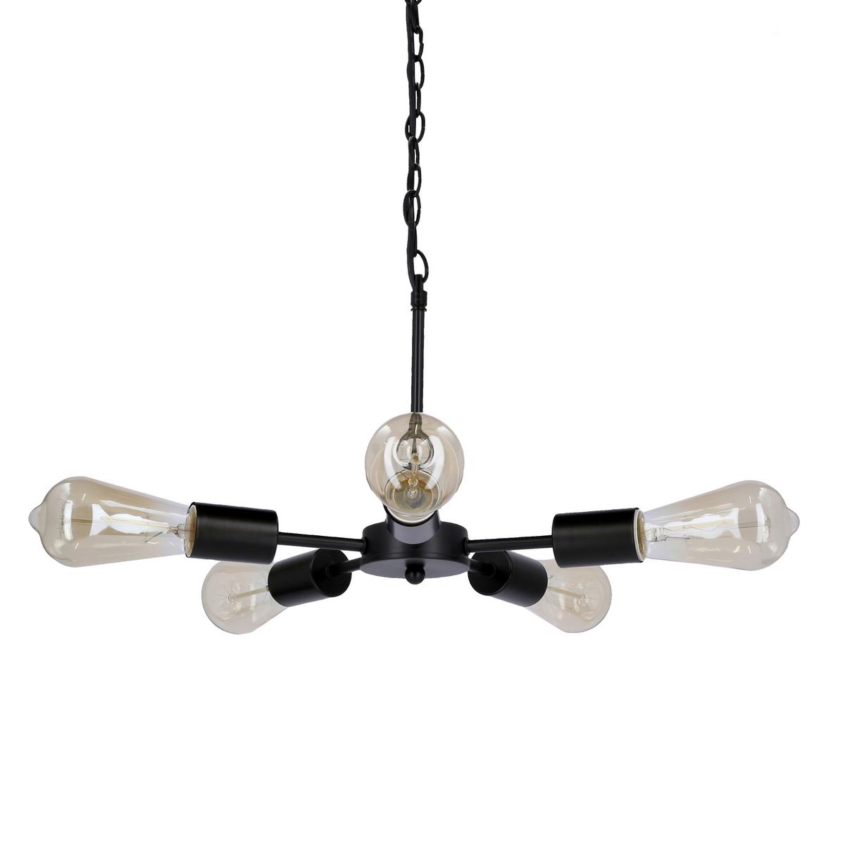 Svjetiljka Viseća 35-09388 Sparta - crna, Design, metal (36/36/105cm)