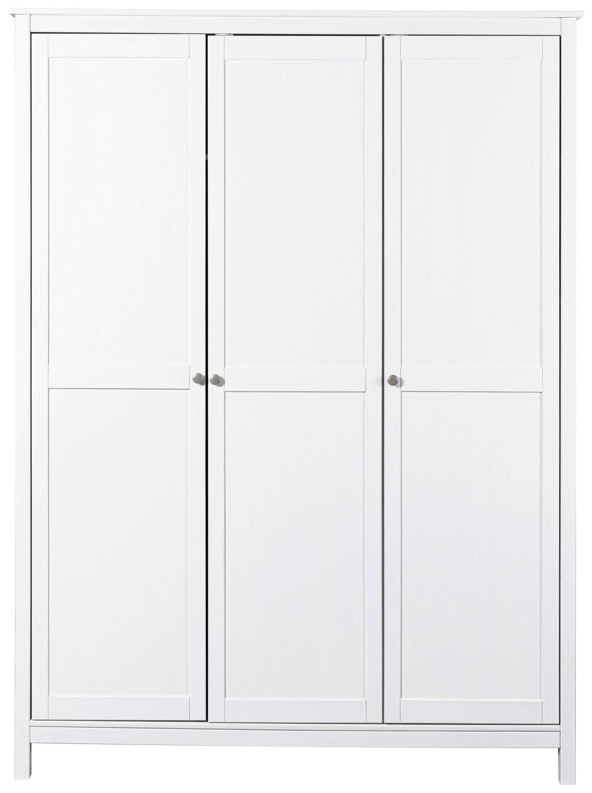 Einzelzimmer TILL 90 in Echtholz Kiefer, Weiß - Weiß/Naturfarben, MODERN, Holz - MID.YOU