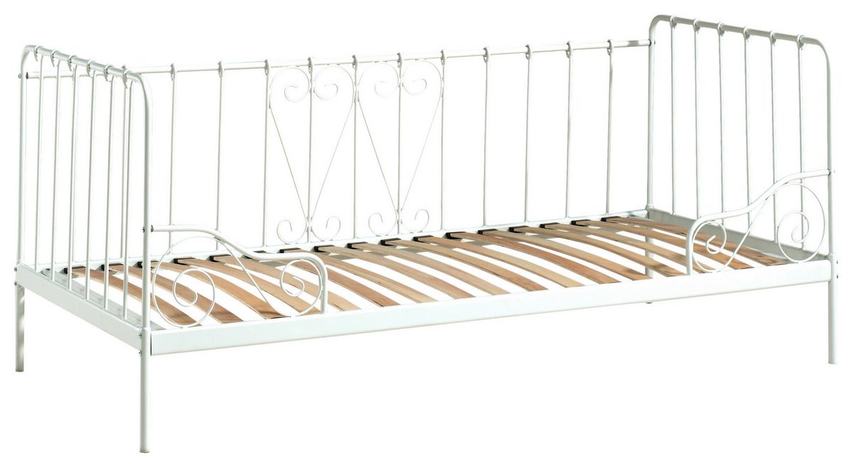Metallbett Alice Weiß - Weiß, MODERN, Holz/Metall (90/200cm) - Vipack