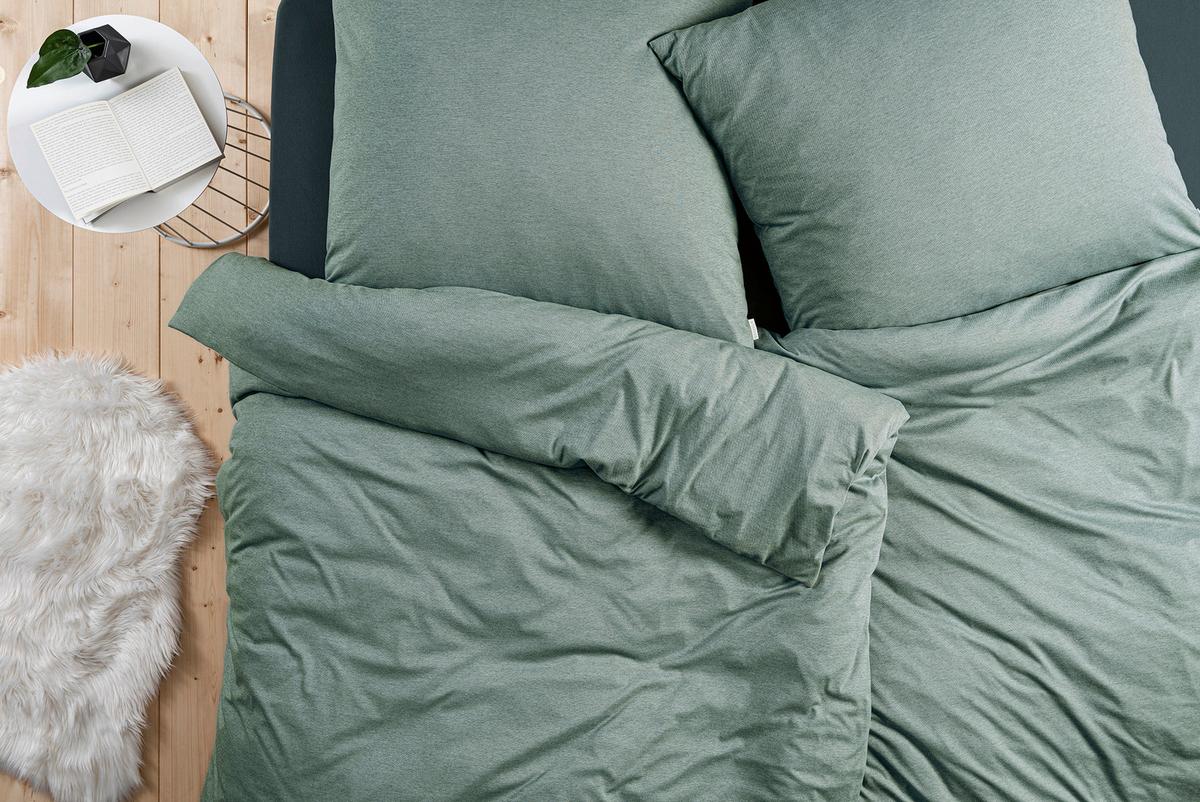 POŚCIEL TAKOMA (ATELIER) - miętowy, Basics, tkanina (135/200cm) - Estella