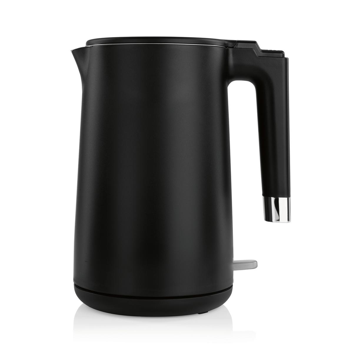 Wasserkocher Gourmetmaxx Schwarz max. 1800 Watt - Schwarz, MODERN, Kunststoff (21,6/15,5/25,3cm)