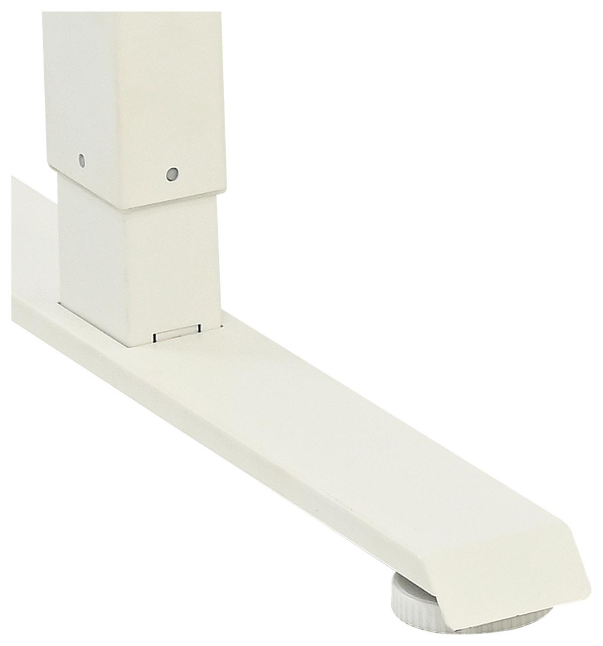 Dvižna Miza Emil 3, Bela, 120x72-118cm - bela, Trend, kovina/leseni material (120/72-118/60cm)