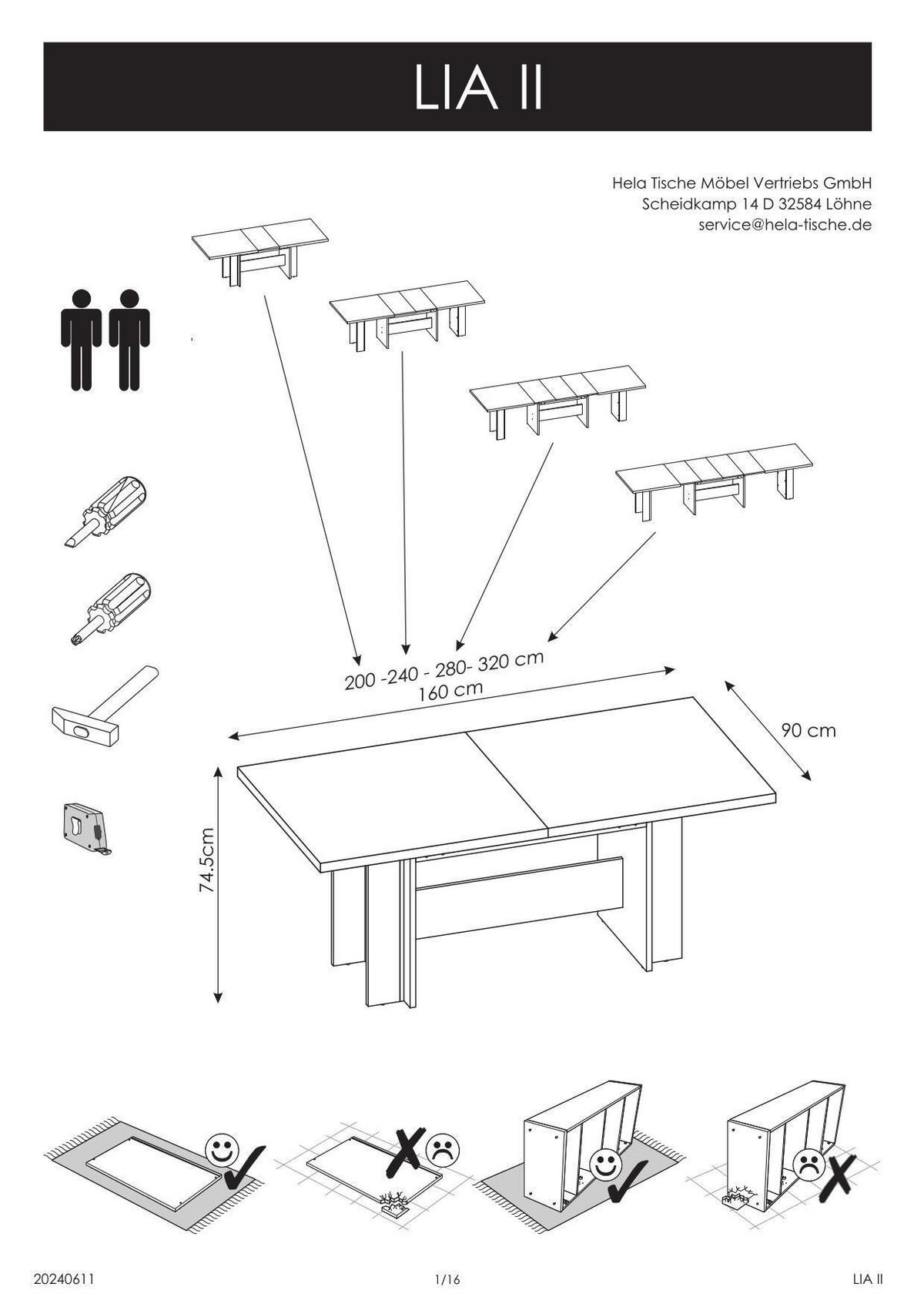 TISCHGRUPPE LIA II G - Eichefarben/Beige, MODERN, Holzwerkstoff/Textil (160-320/76/90cm) - MID.YOU